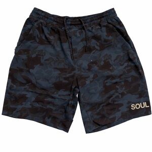 Lululemon SOUL Camo Athletic Shorts Men’s Size Large